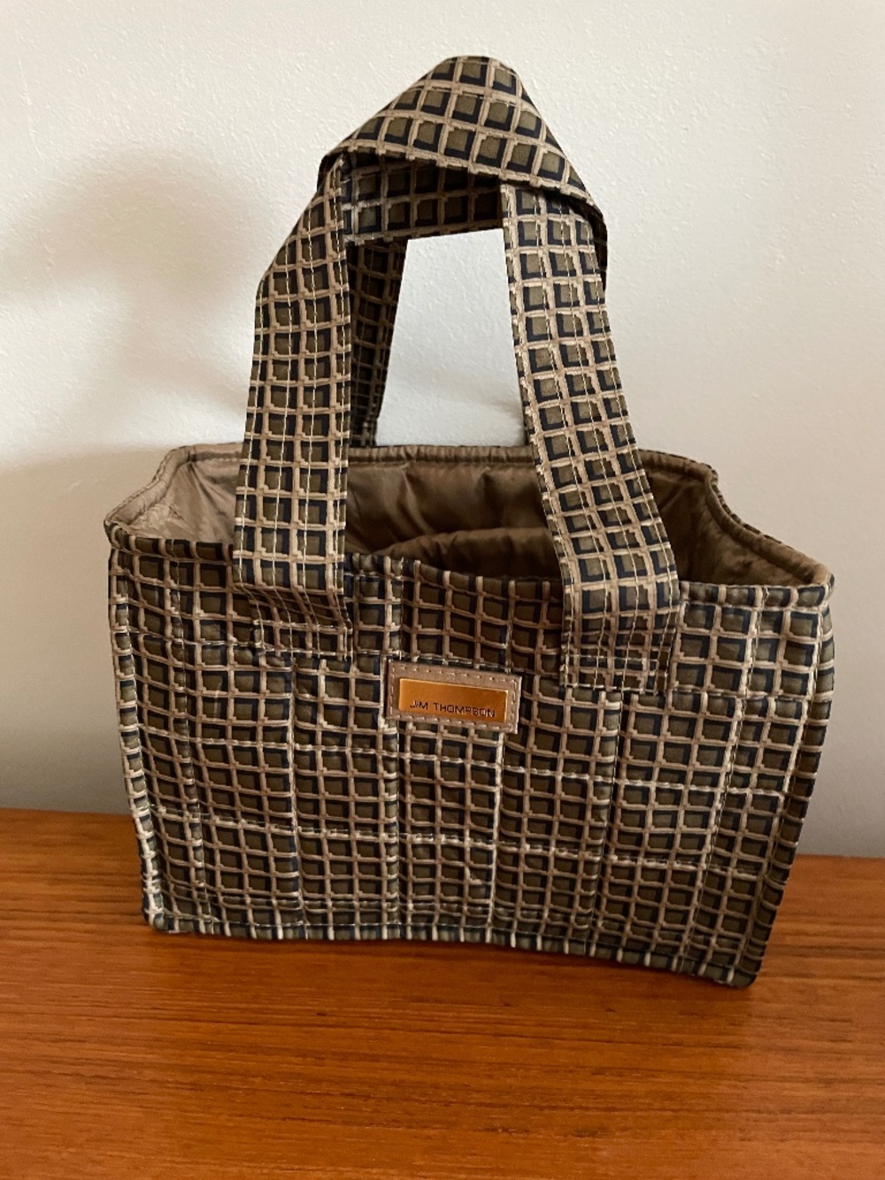 JIM THOMPSON Silk Drawstring Mini Bag - Like New!